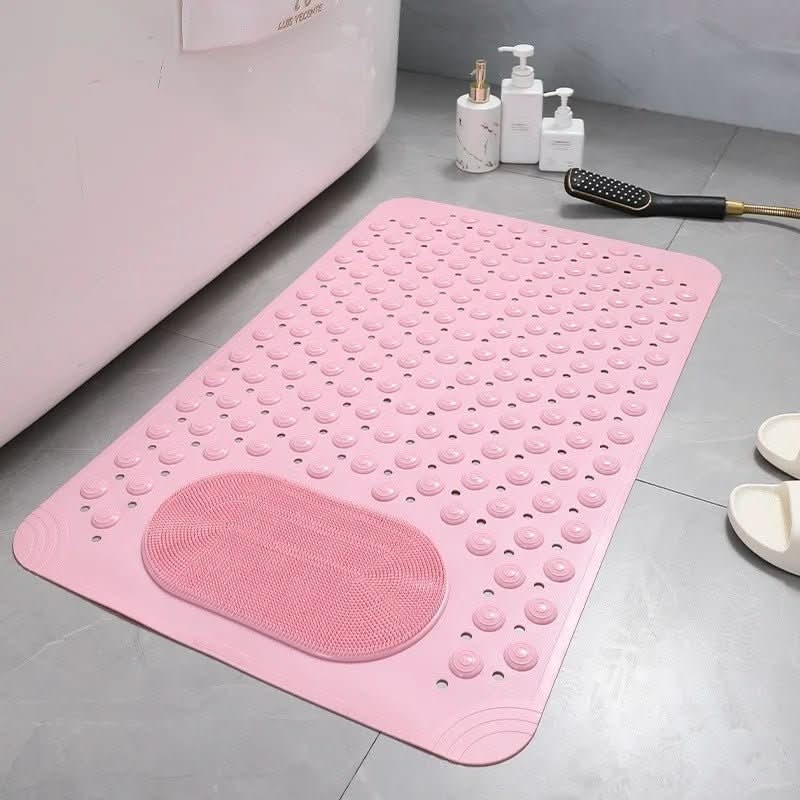 Thermabuild | Non-Slip Mat with Built-In Foot Scrubber for Safe & Hygienic Showers
