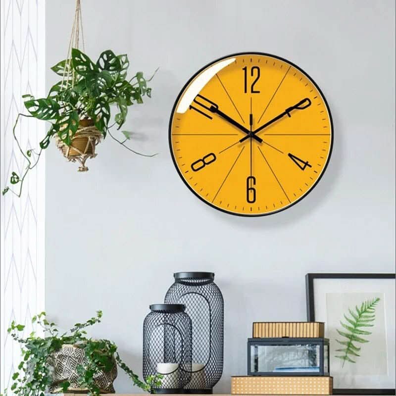 Thermabuild | Silent Nordic Wall Clock with Minimalist Design