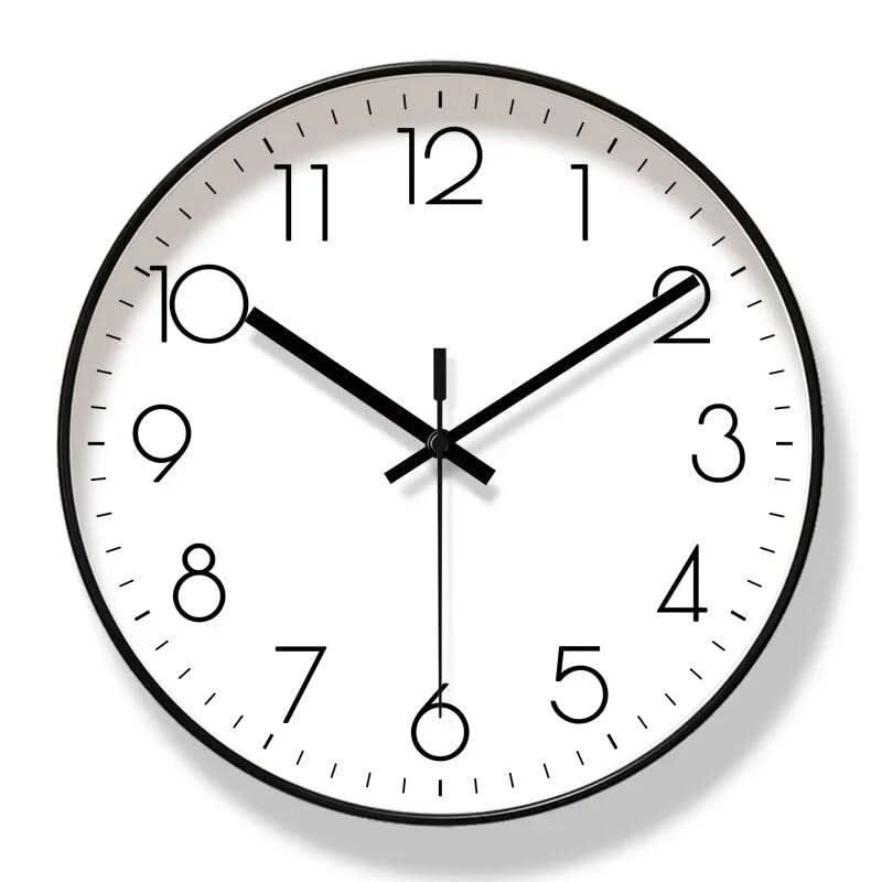Thermabuild | Silent Nordic Wall Clock with Minimalist Design