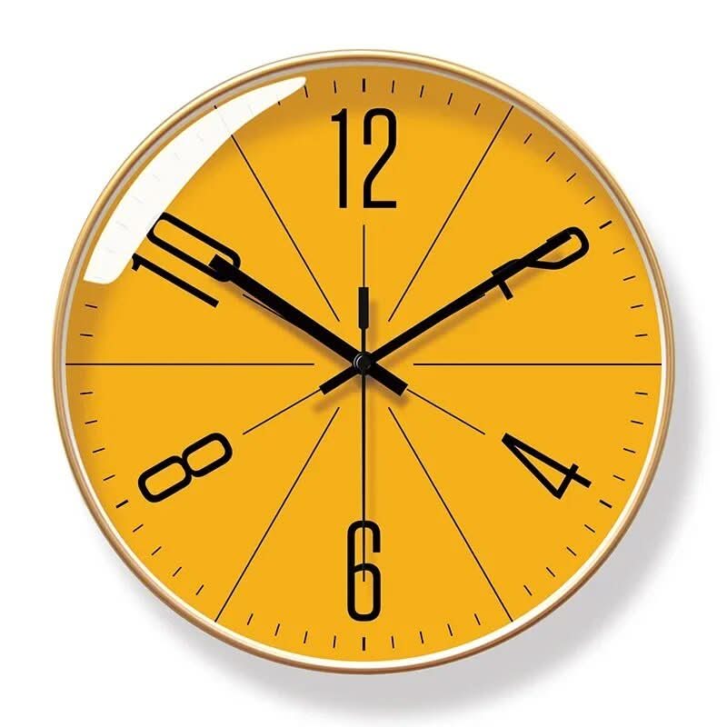 Thermabuild | Silent Nordic Wall Clock with Minimalist Design