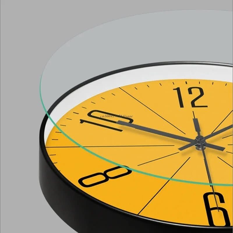 Thermabuild | Silent Nordic Wall Clock with Minimalist Design