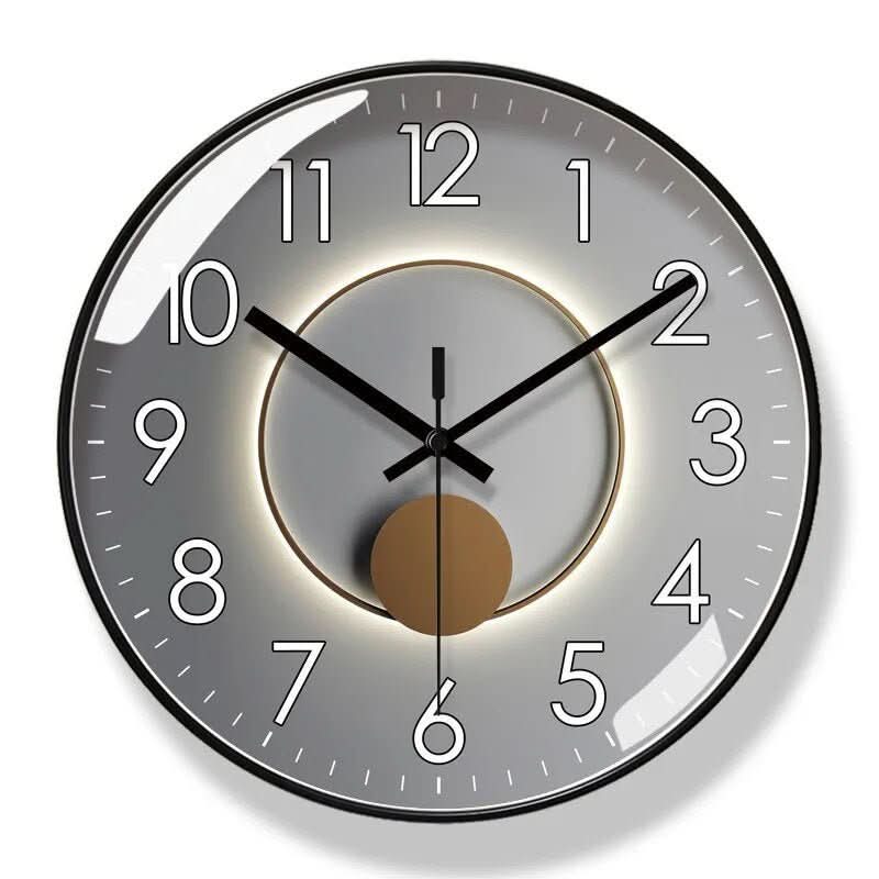 Thermabuild | Silent Nordic Wall Clock with Minimalist Design