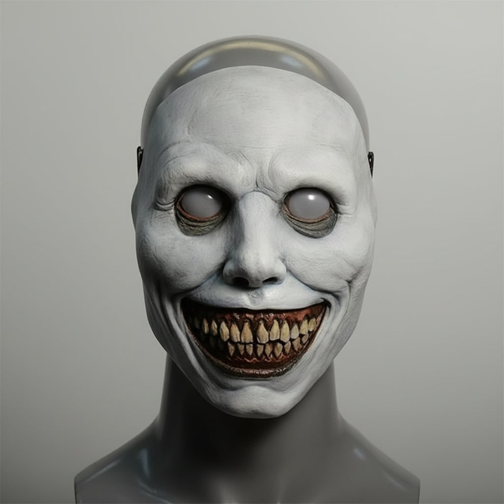 Thermabuild | Scary Halloween Mask Creepy Latex Horror with LED and Adjustable Strap for Costume Party