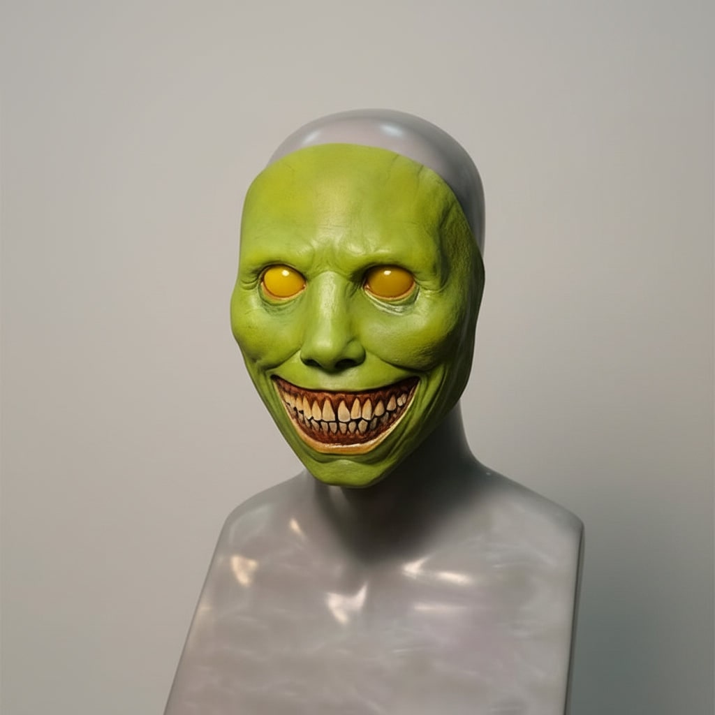 Thermabuild | Scary Halloween Mask Creepy Latex Horror with LED and Adjustable Strap for Costume Party