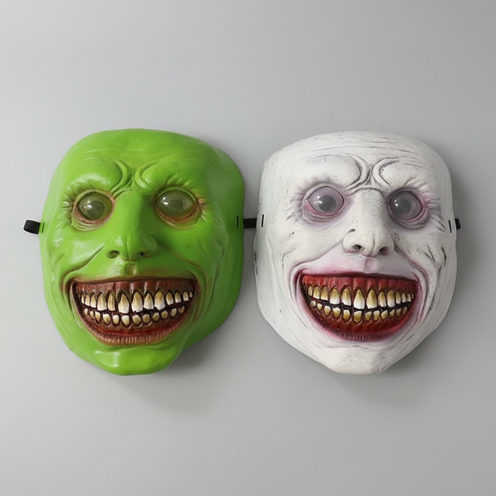 Thermabuild | Scary Halloween Mask Creepy Latex Horror with LED and Adjustable Strap for Costume Party