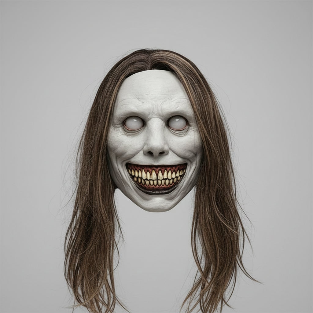 Thermabuild | Scary Halloween Mask Creepy Latex Horror with LED and Adjustable Strap for Costume Party