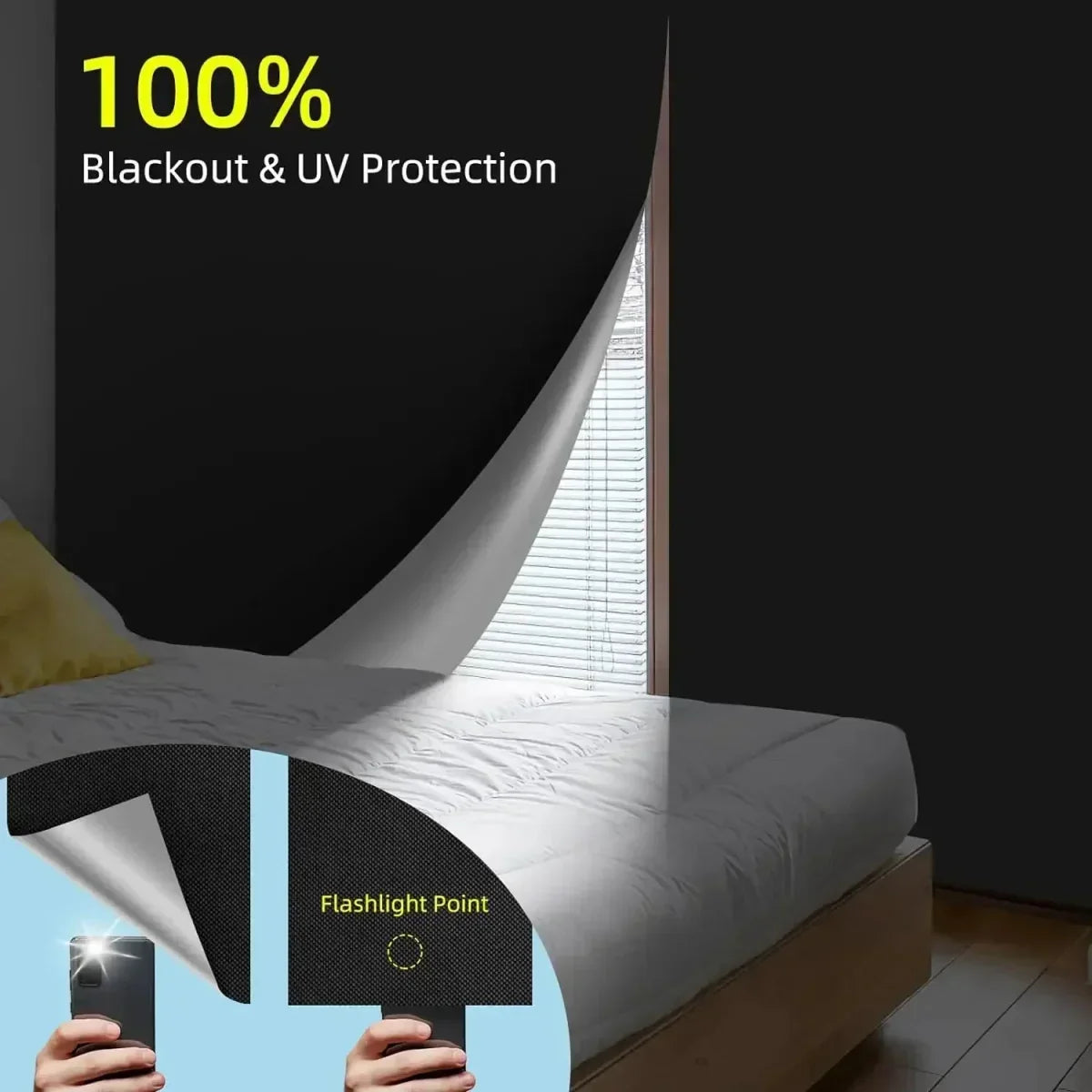 Thermabuild | Customizable Blackout Curtain with 100% Light Blocking