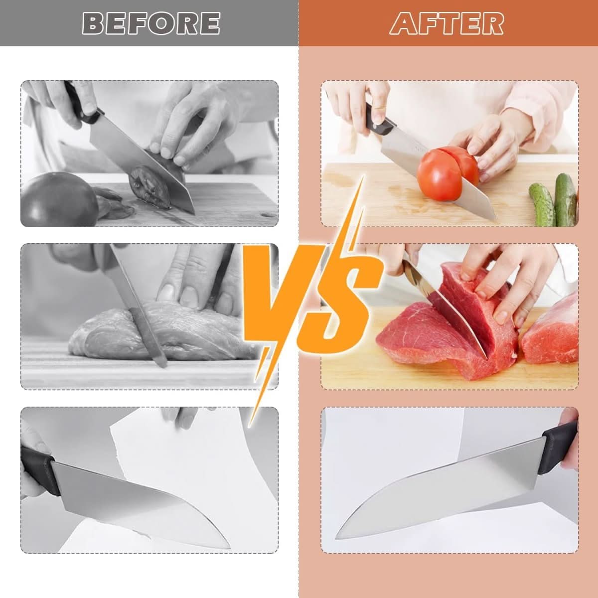 Thermabuild | Manual Diamond Roller Knife Sharpener for Effortless Precision
