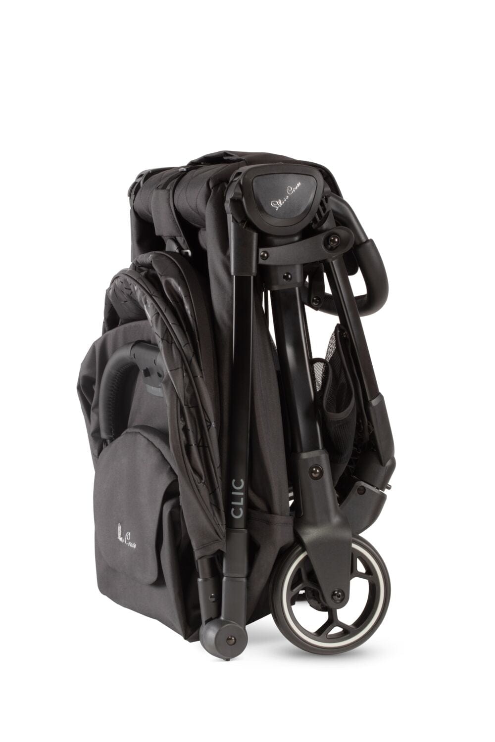 Silver Cross Clic Stroller with Raincover - Black