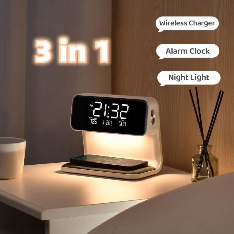 Thermabuild | Clutter-Free Nightstand Solution with Touch Lamp