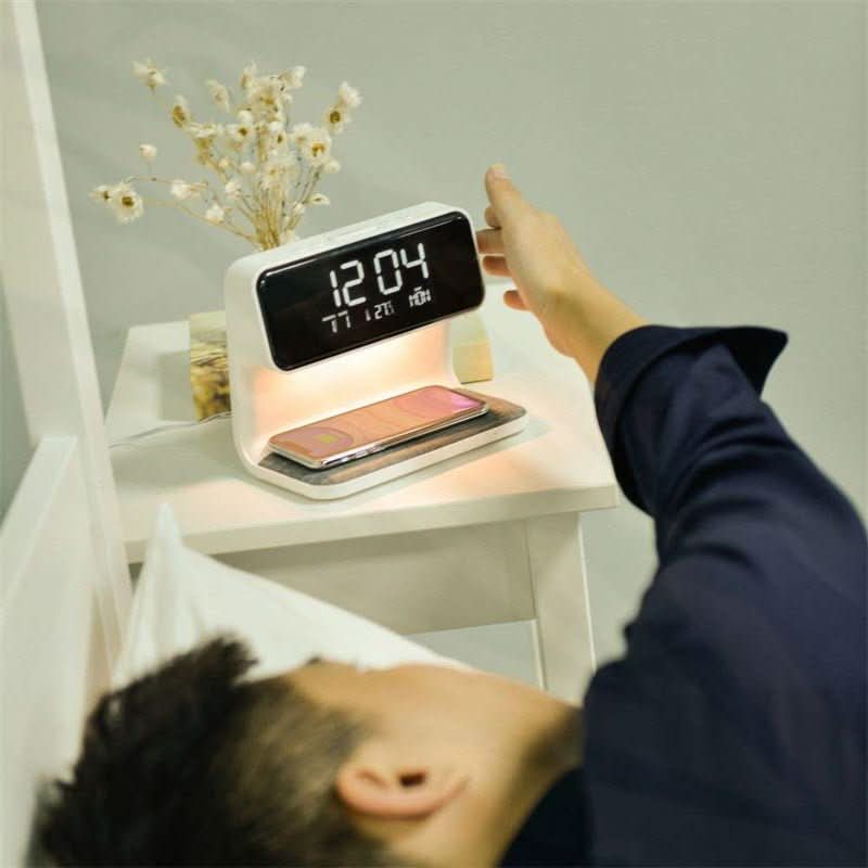 Thermabuild | Clutter-Free Nightstand Solution with Touch Lamp