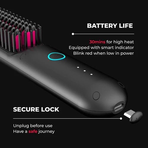Thermabuild | 3-in-1 Heat Brush for Smooth, Frizz-Free Hair