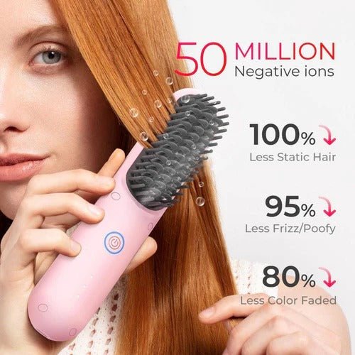 Thermabuild | 3-in-1 Heat Brush for Smooth, Frizz-Free Hair
