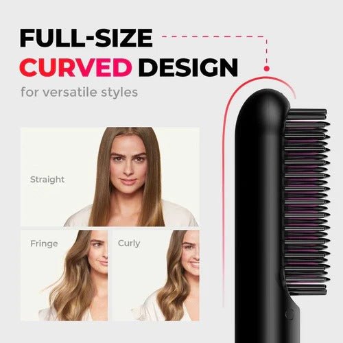 Thermabuild | 3-in-1 Heat Brush for Smooth, Frizz-Free Hair