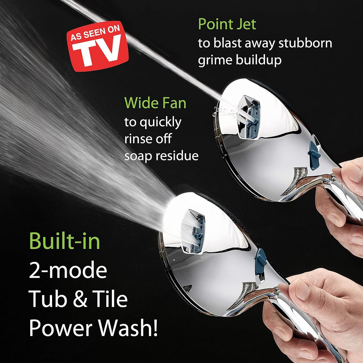 Thermabuild | Adjustable Pressure Handheld Shower Head With A Hose
