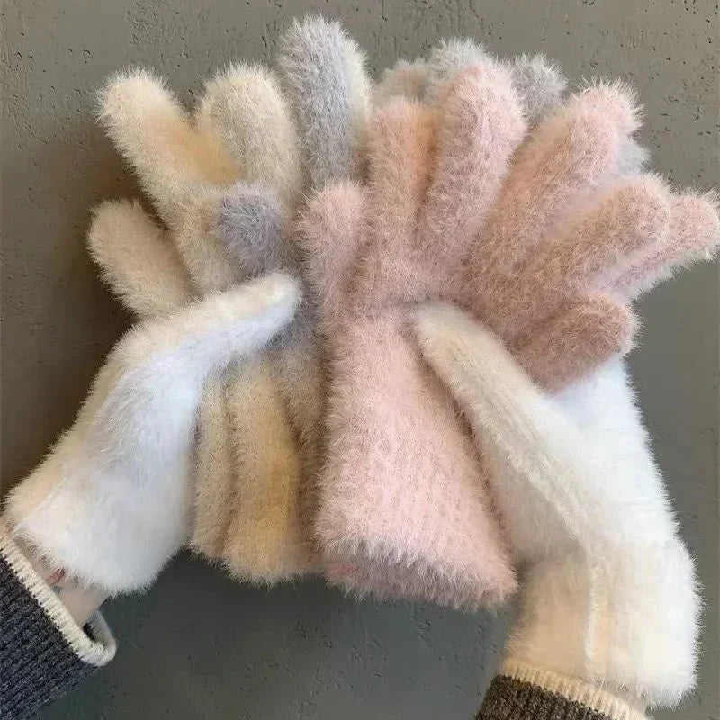 Thermabuild | Plush Winter Gloves for Windproof Outdoor Warmth