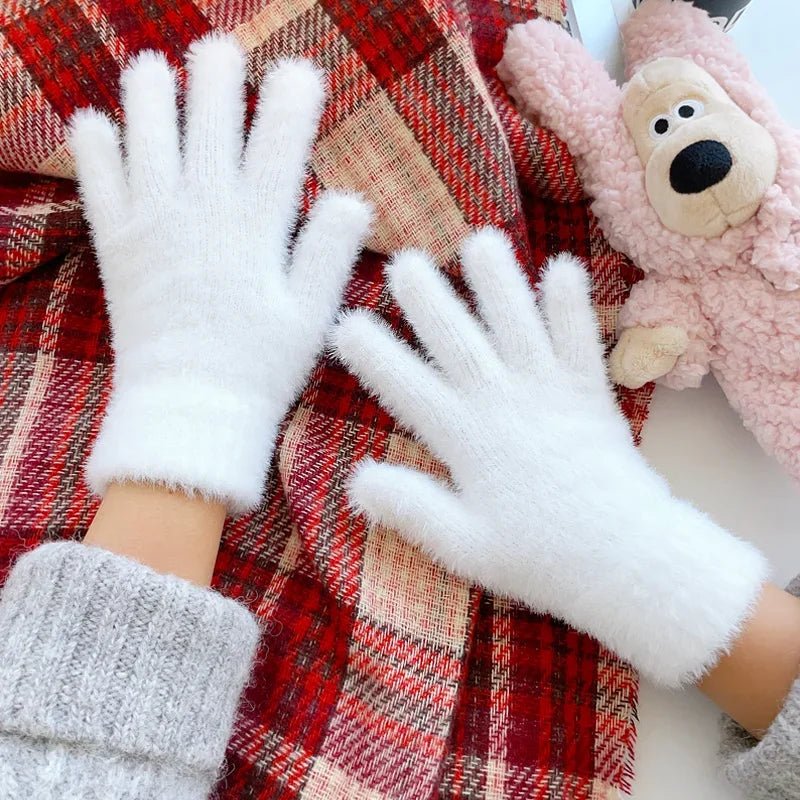 Thermabuild | Plush Winter Gloves for Windproof Outdoor Warmth