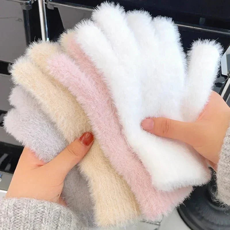 Thermabuild | Plush Winter Gloves for Windproof Outdoor Warmth