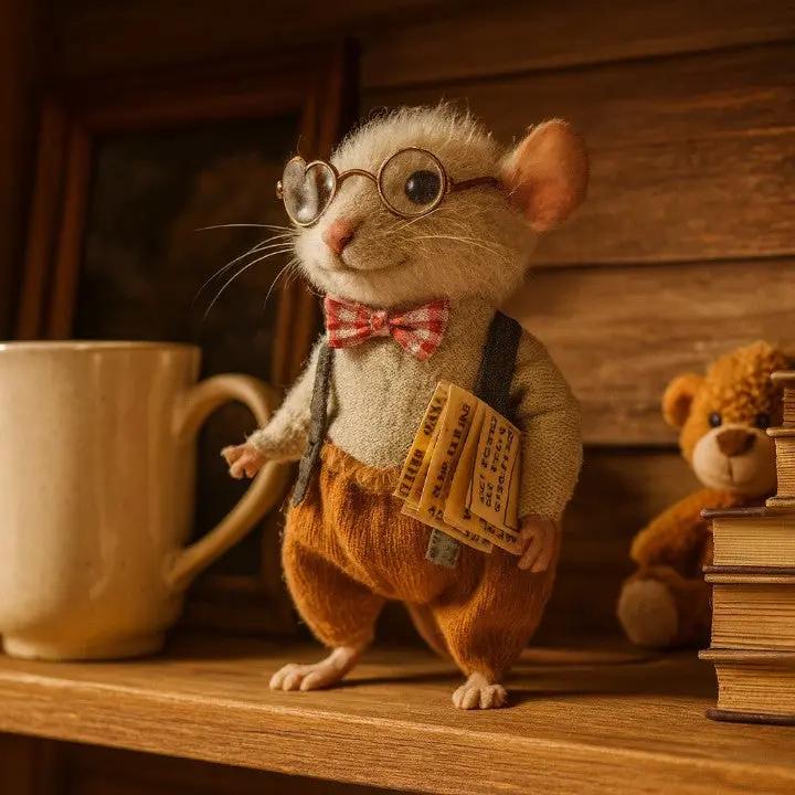Thermabuild | Handmade Felt Mouse Ornaments for Cozy Home Decor
