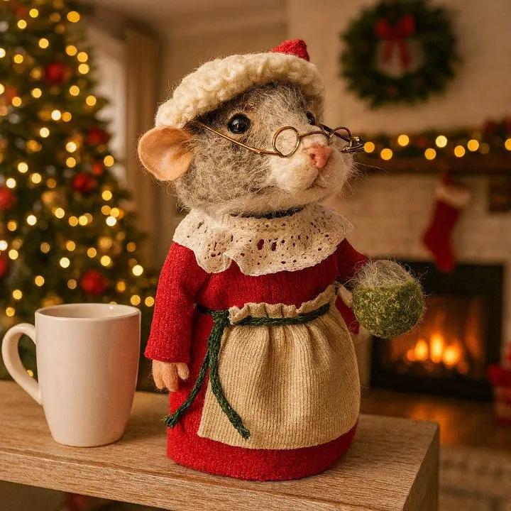 Thermabuild | Handmade Felt Mouse Ornaments for Cozy Home Decor