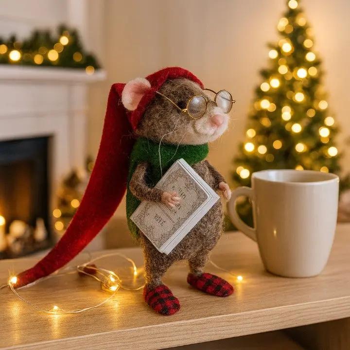Thermabuild | Handmade Felt Mouse Ornaments for Cozy Home Decor