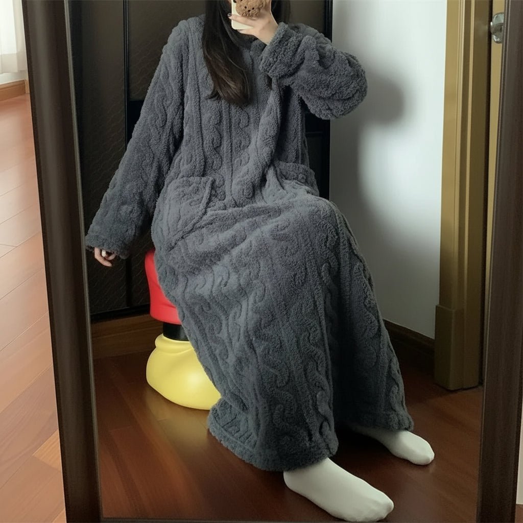 Thermabuild | Cozy Winter Nightdress Crafted from Cotton Flannel