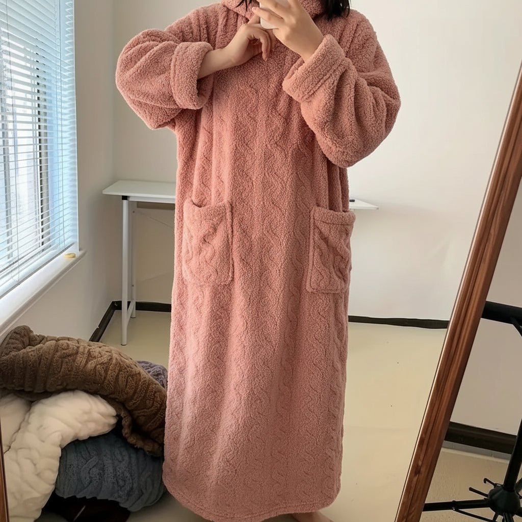 Thermabuild | Cozy Winter Nightdress Crafted from Cotton Flannel