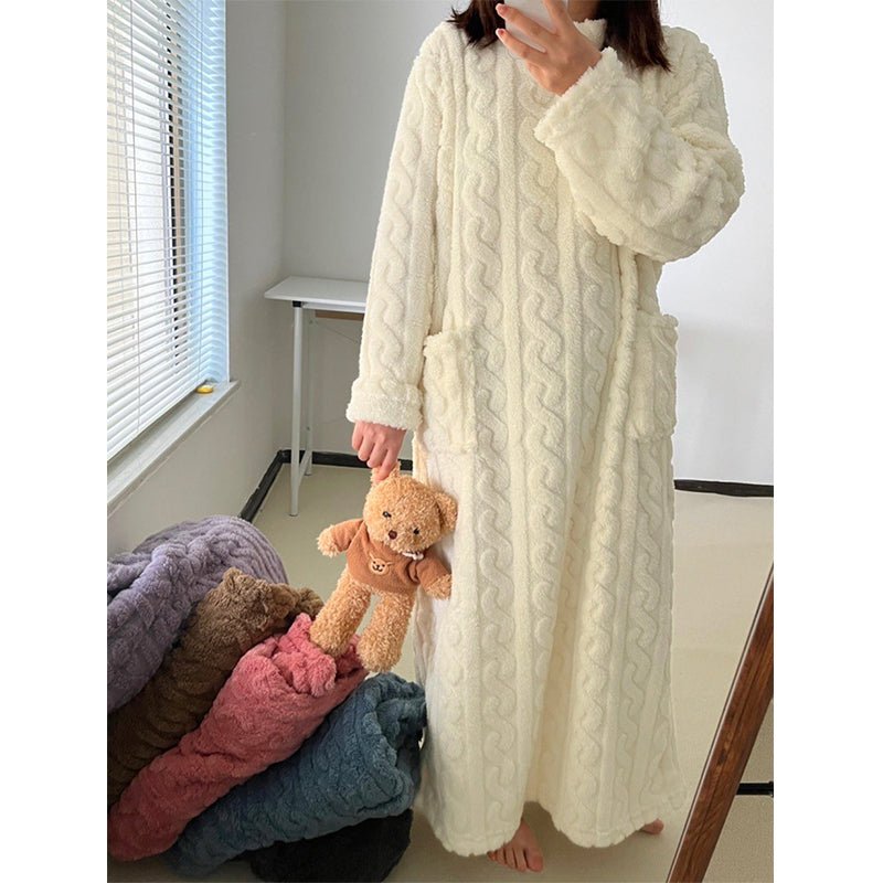 Thermabuild | Cozy Winter Nightdress Crafted from Cotton Flannel