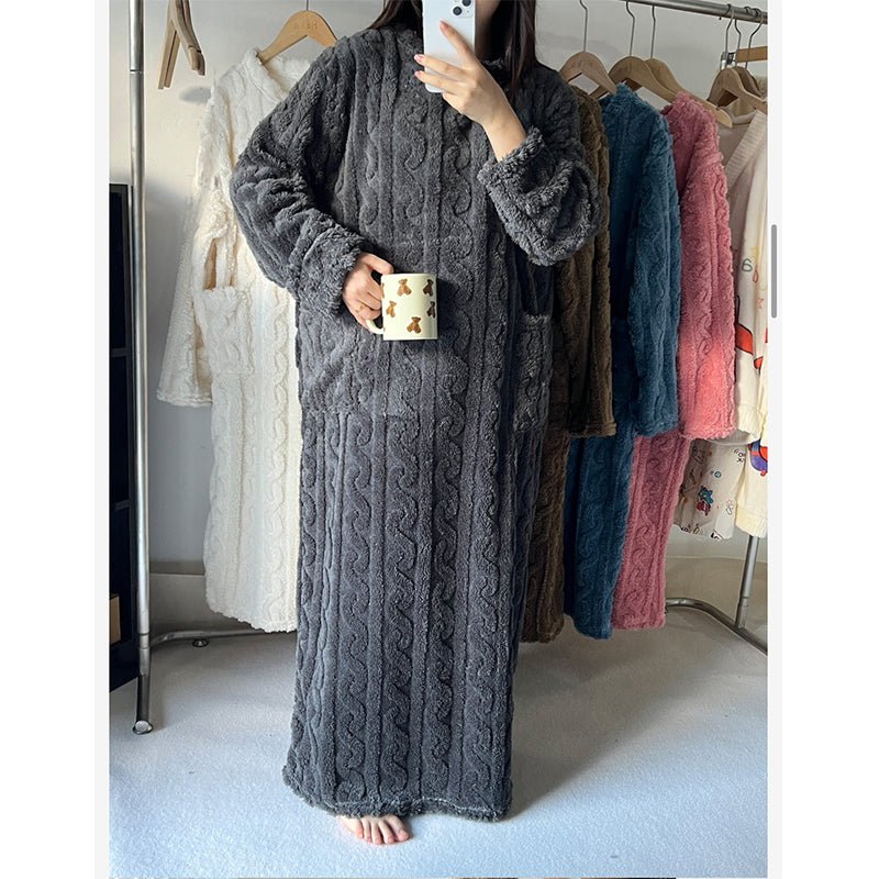 Thermabuild | Cozy Winter Nightdress Crafted from Cotton Flannel