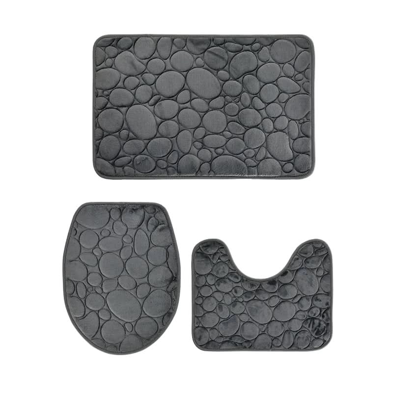 Thermabuild | 3-Piece Non-Slip Bathroom Mat Set with Comfort & Style
