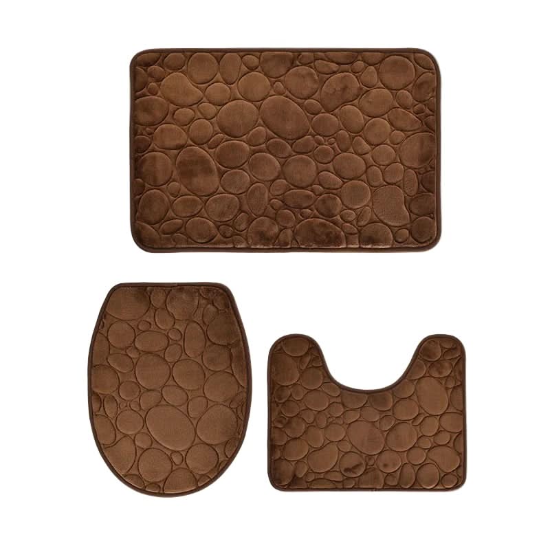 Thermabuild | 3-Piece Non-Slip Bathroom Mat Set with Comfort & Style