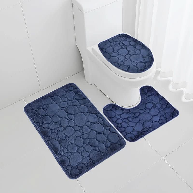 Thermabuild | 3-Piece Non-Slip Bathroom Mat Set with Comfort & Style