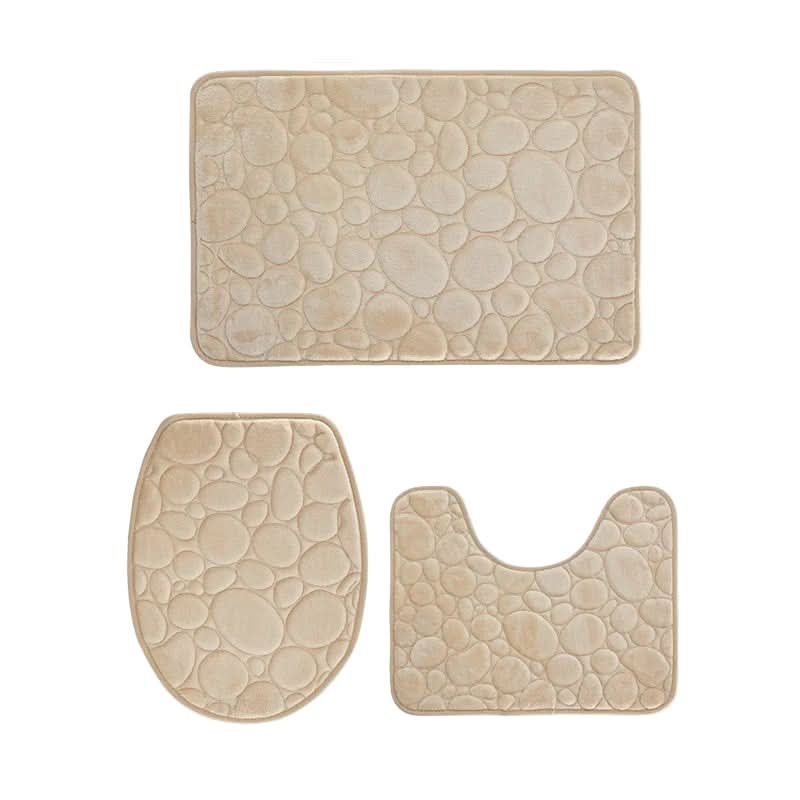Thermabuild | 3-Piece Non-Slip Bathroom Mat Set with Comfort & Style
