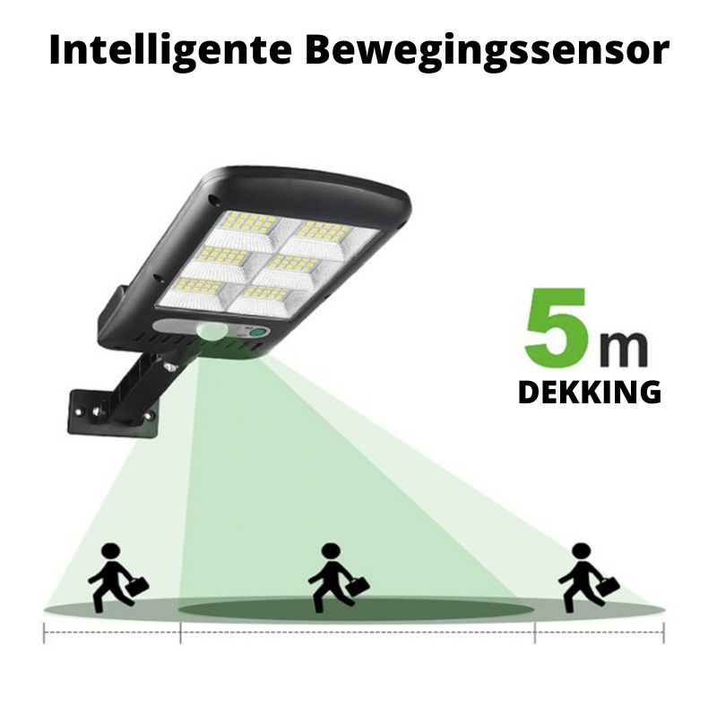 Thermabuild | SolarBright Motion Sensor Garden Lamp – Wireless IP65 Outdoor LED Light with Remote Control & 6000K Cool White Illumination