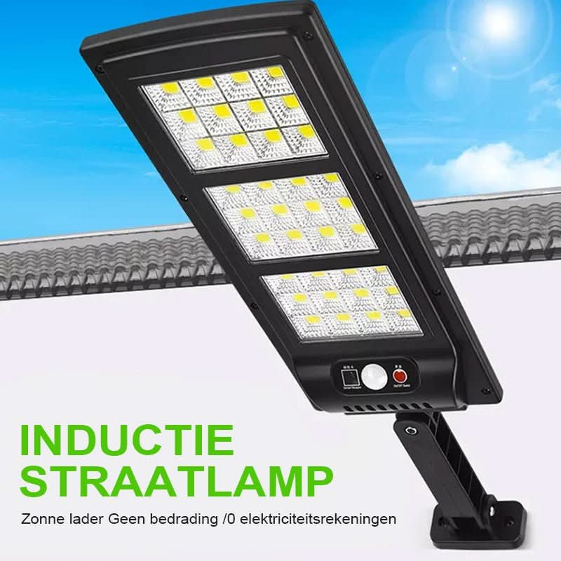 Thermabuild | SolarBright Motion Sensor Garden Lamp – Wireless IP65 Outdoor LED Light with Remote Control & 6000K Cool White Illumination