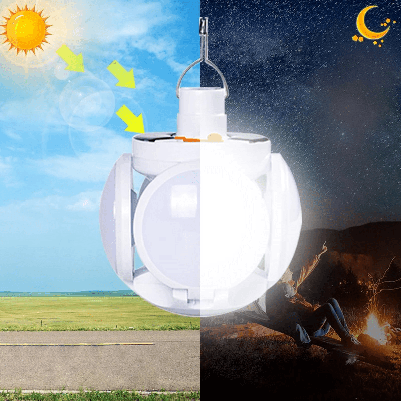 Thermabuild | Cube – Portable Solar Outdoor Light with Foldable Design & Long Battery Life