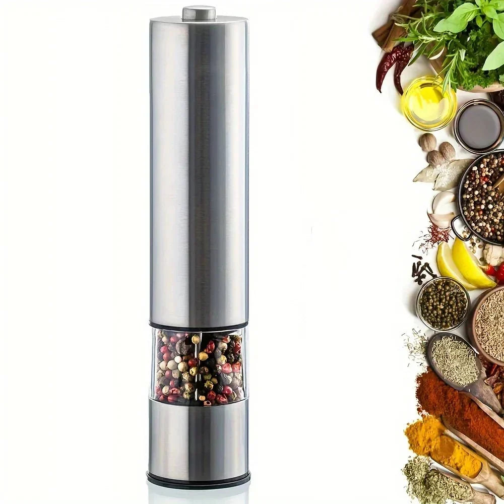 Thermabuild | Electric Salt and Pepper Grinder Set with One-Handed Operation and Built-In Light