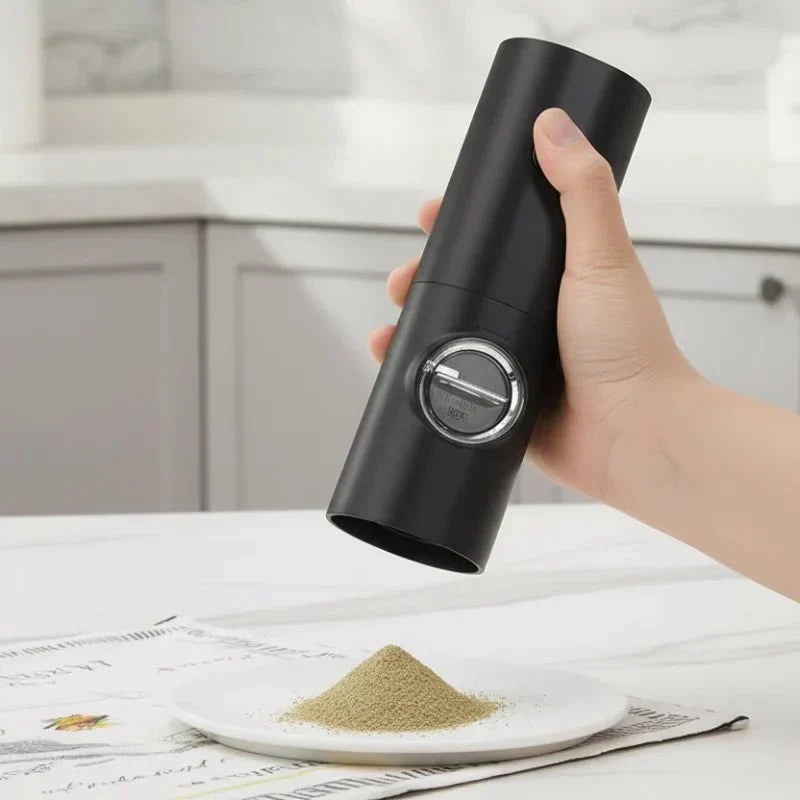 Thermabuild | Electric Salt and Pepper Grinder Set with LED Light and Adjustable Thickness
