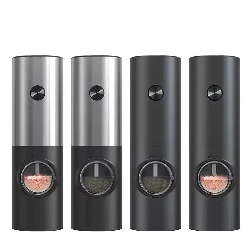 Thermabuild | Electric Salt and Pepper Grinder Set with LED Light and Adjustable Thickness
