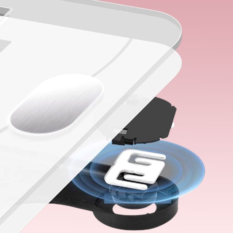 Thermabuild | Smart Digital Body Weight and Fat Scale - Bluetooth Connected Bathroom Scale with 18 Health Metrics and Slim Glass Design for Men and Women