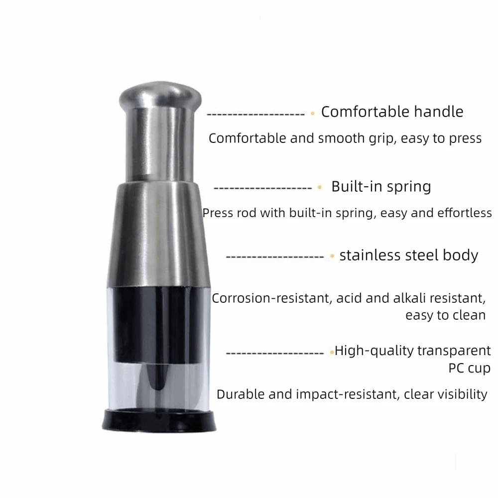 Thermabuild | Compact Garlic Chopper Featuring Durable Steel Cutting Blades