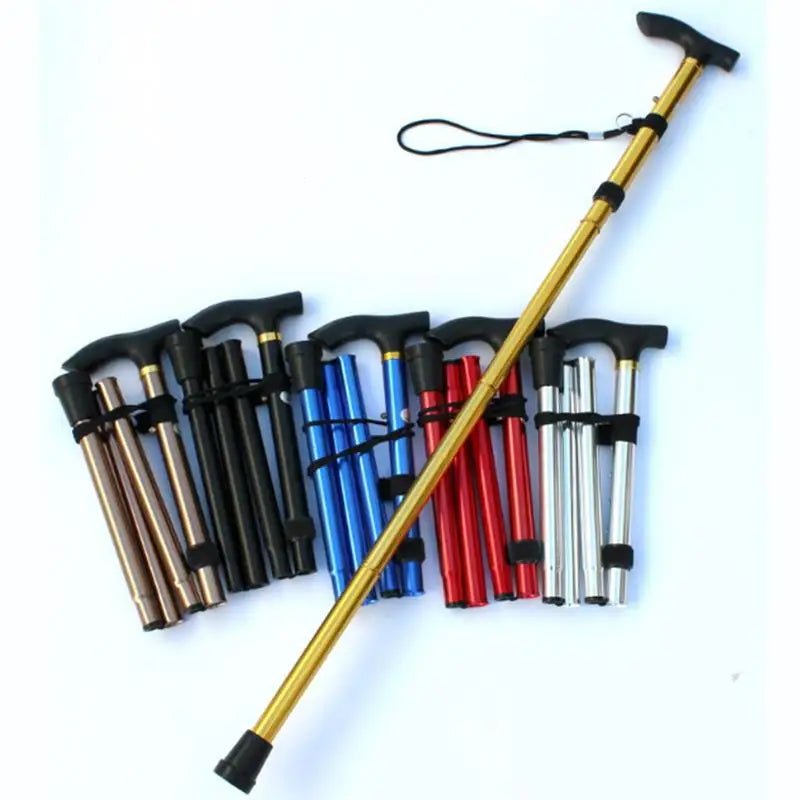 Thermabuild | Compact Telescopic Folding Walking Stick for Controlled Hiking Support