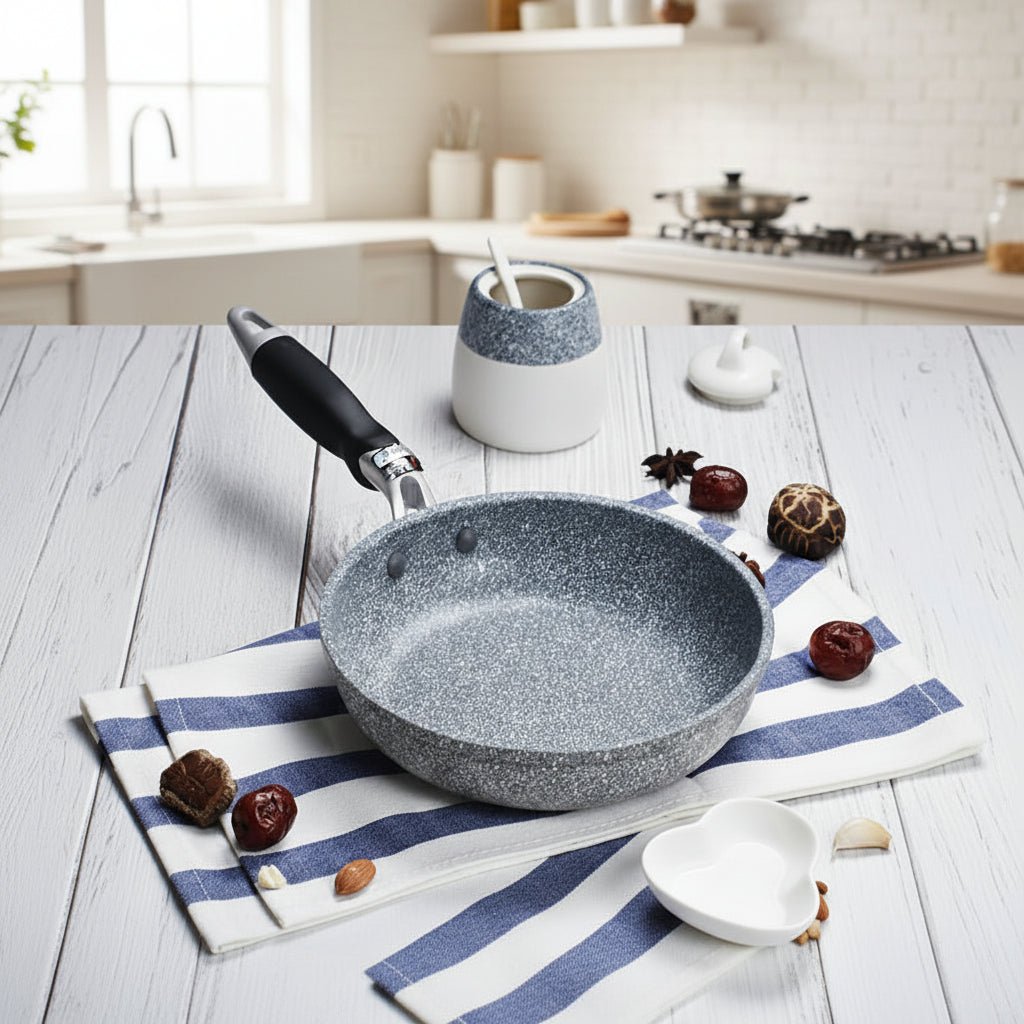 Thermabuild | Durable Stone Look Non-Stick Frying Pan for Daily Cooking