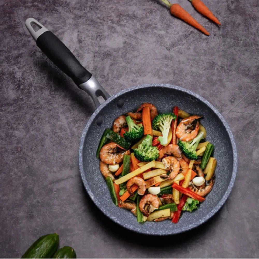 Thermabuild | Durable Stone Look Non-Stick Frying Pan for Daily Cooking
