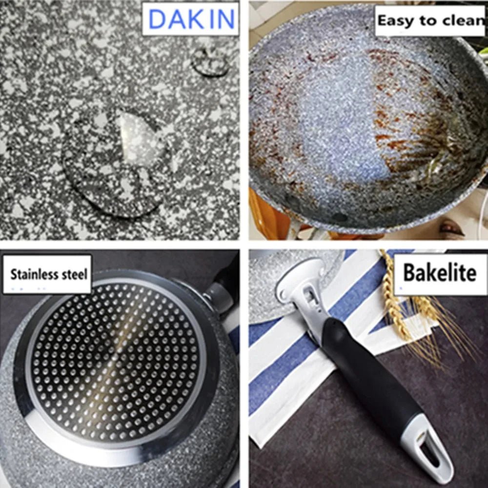 Thermabuild | Durable Stone Look Non-Stick Frying Pan for Daily Cooking