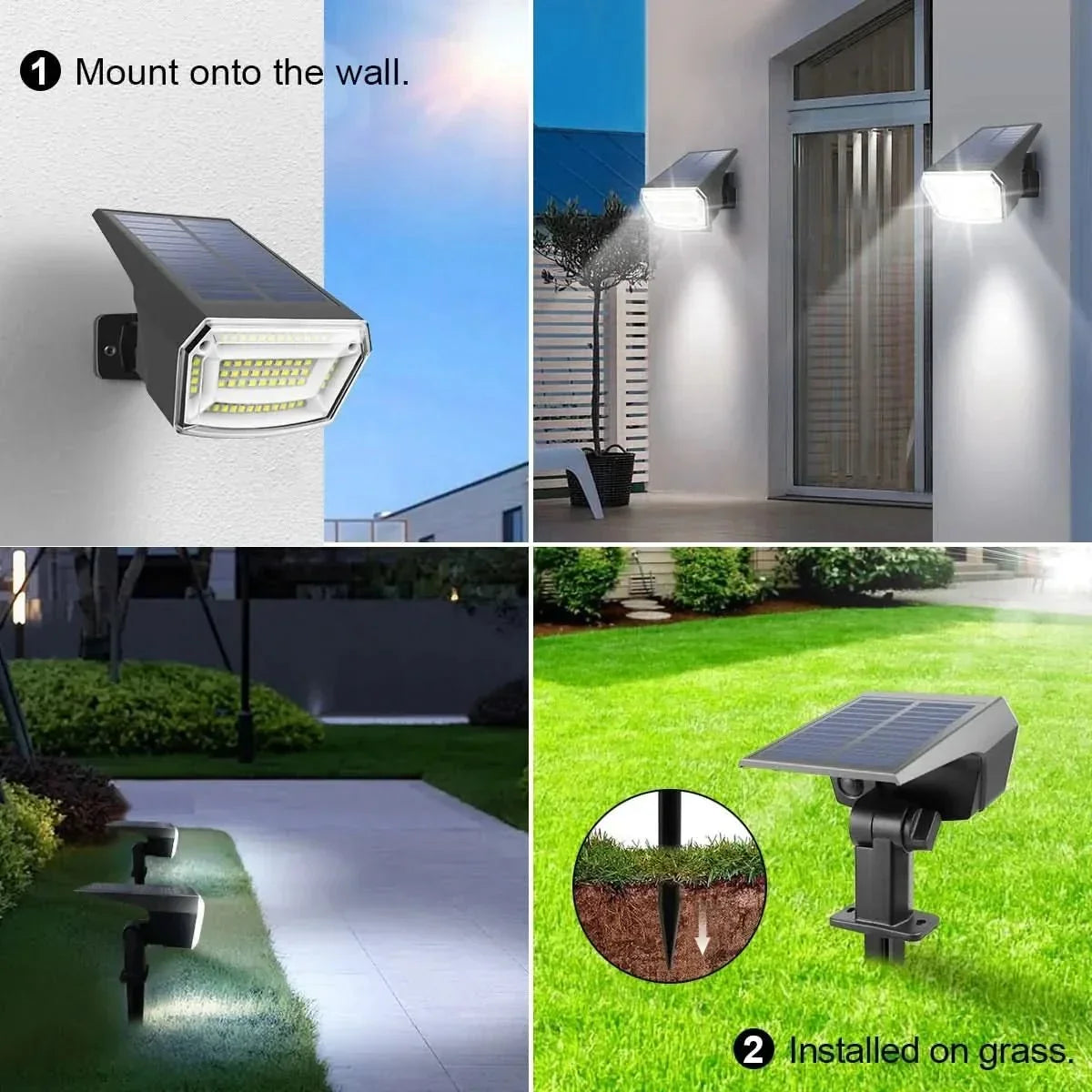 Thermabuild | Solar LED Floodlight with Long-Lasting Battery