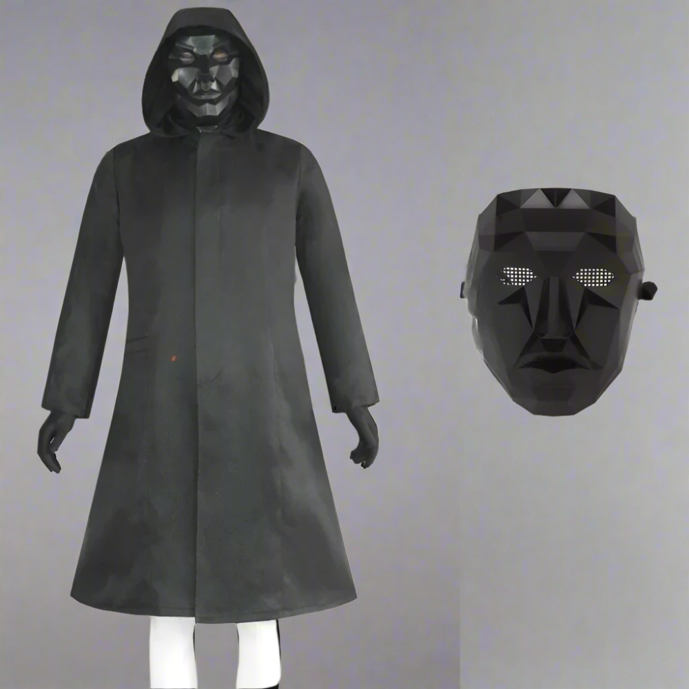 Thermabuild | survival game Guard Costume Jumpsuit with Mask and Belt