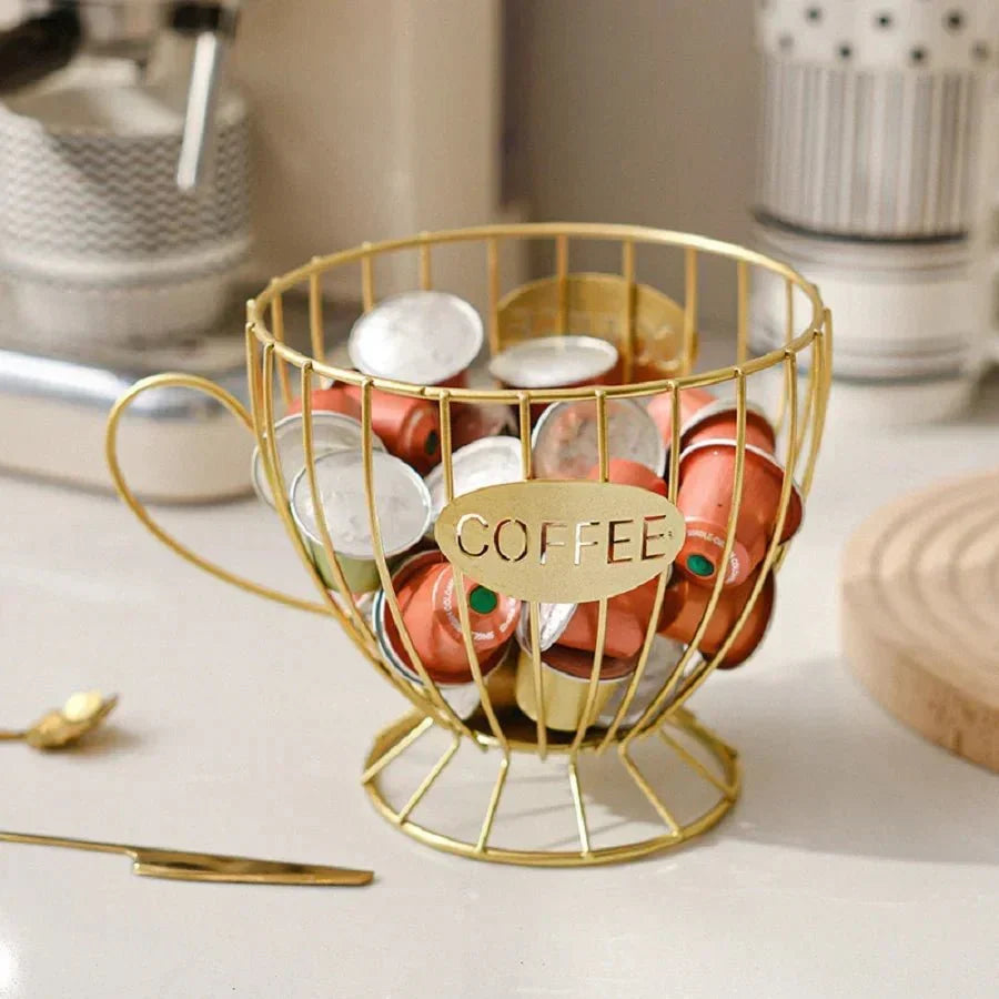 Thermabuild | Stylish Home Shelf for Coffee Pods and Treats