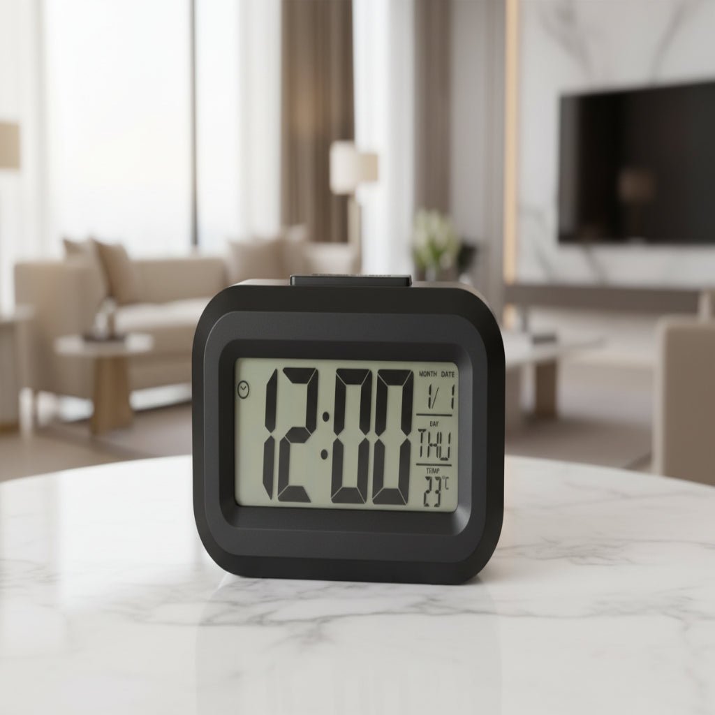 Thermabuild | Multifunction LED Digital Alarm Clock with Snooze