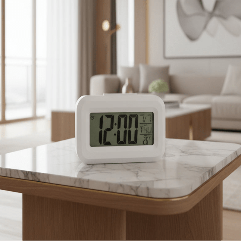 Thermabuild | Multifunction LED Digital Alarm Clock with Snooze